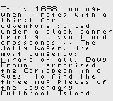 Cutthroat Island screenshot 4 for GameBoy